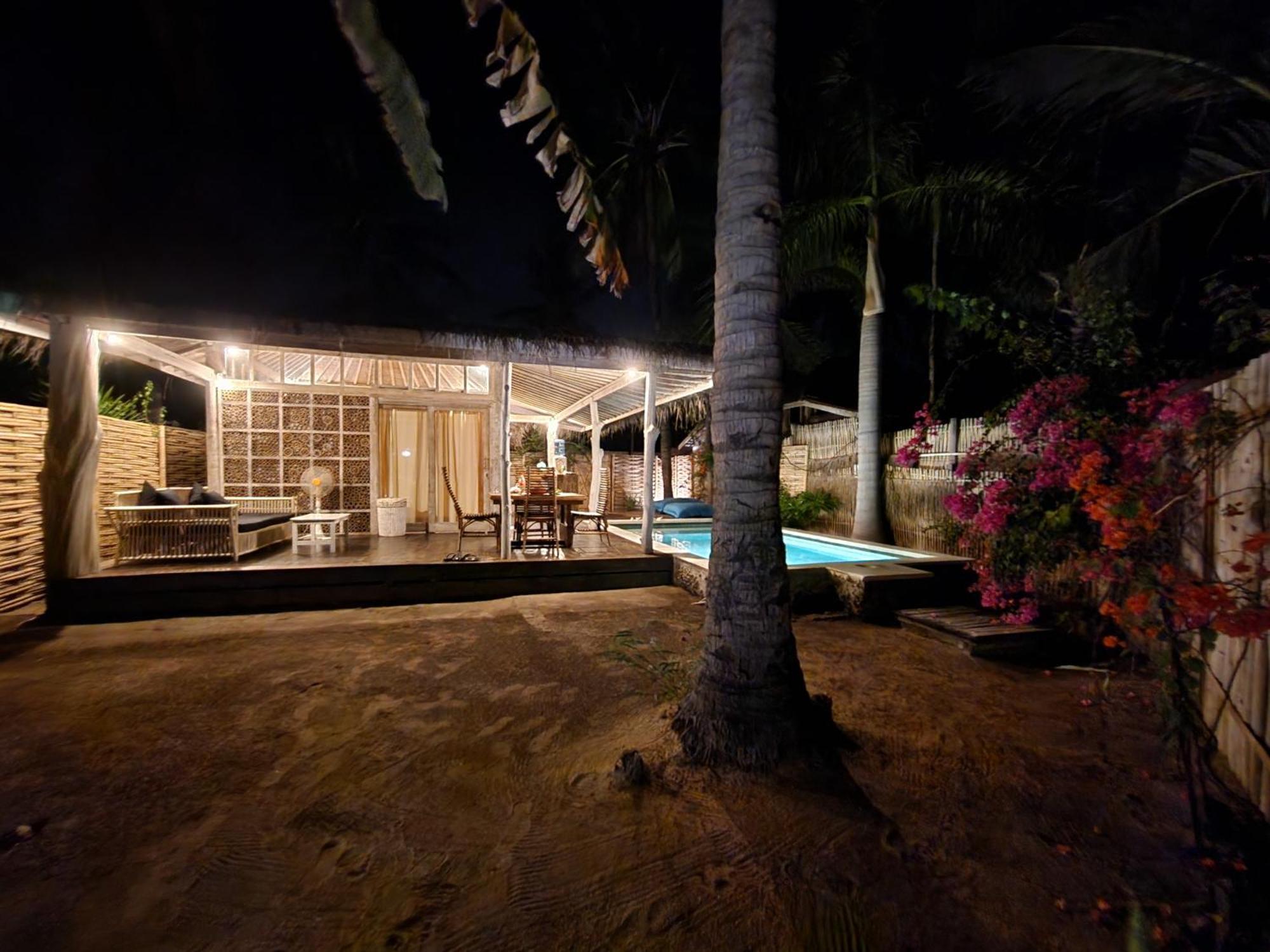 Bamboo Lodge Quần đảo Gili Ngoại thất bức ảnh