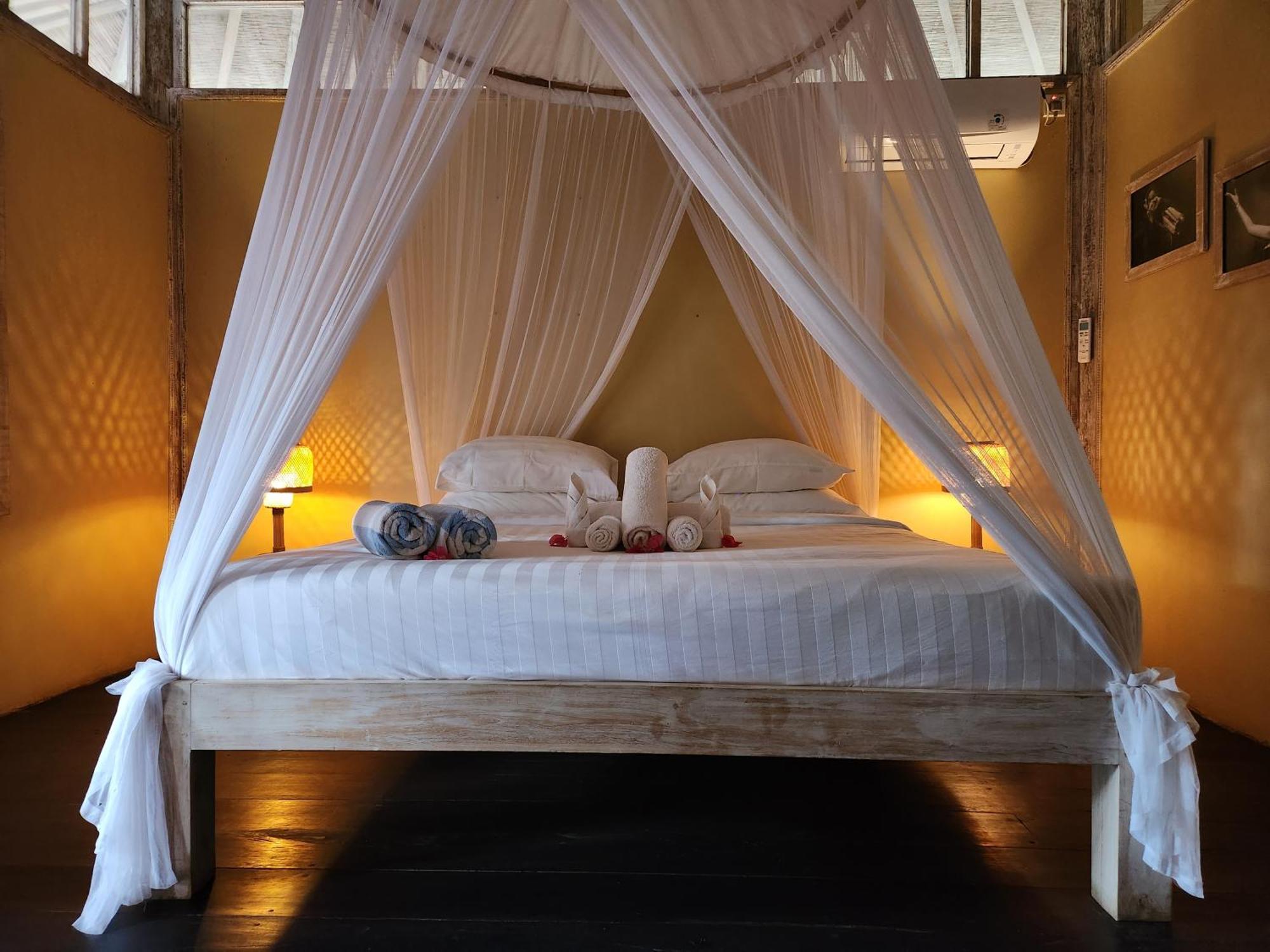 Bamboo Lodge Quần đảo Gili Ngoại thất bức ảnh