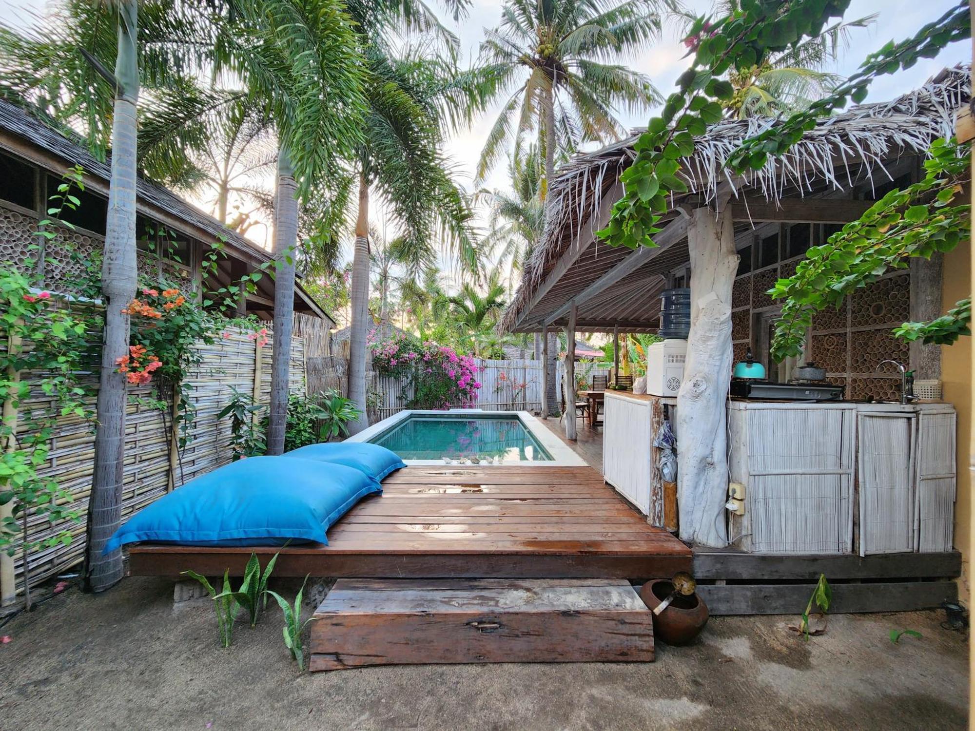 Bamboo Lodge Quần đảo Gili Ngoại thất bức ảnh